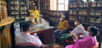 State election commissioner  visited GASC vir shahid vinod kinarivala library